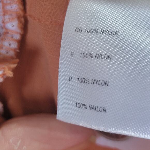 North Face Pants‎ Womens 6 Orange Ripstop Cargo Capri Hiking Trail Cropped - Picture 9 of 10